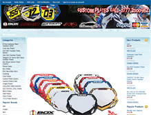 Tablet Screenshot of bmxraceplates.com